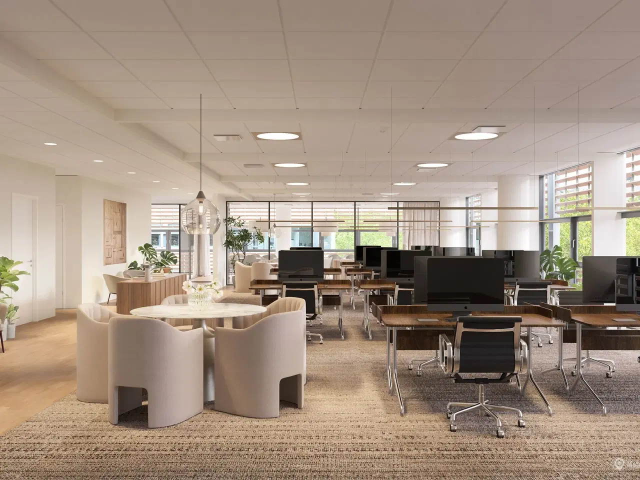 Billede 2 - Lyst og præsentabelt kontor med udsigt til Tuborg Havn