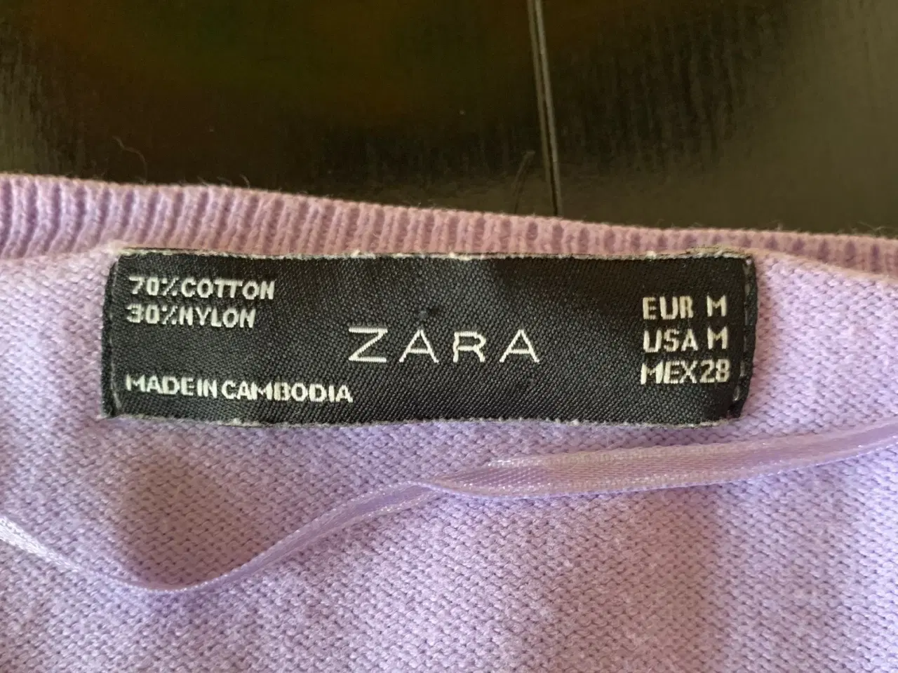 Billede 2 - Pink-lilla Zara sweater (str. M)