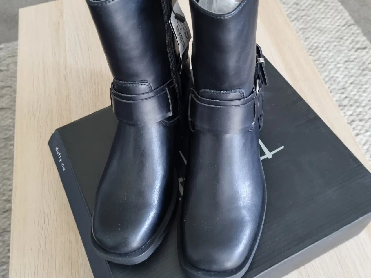 Billede 10 - Duffy 71-62801 Bikerstøvle sort læder str 37