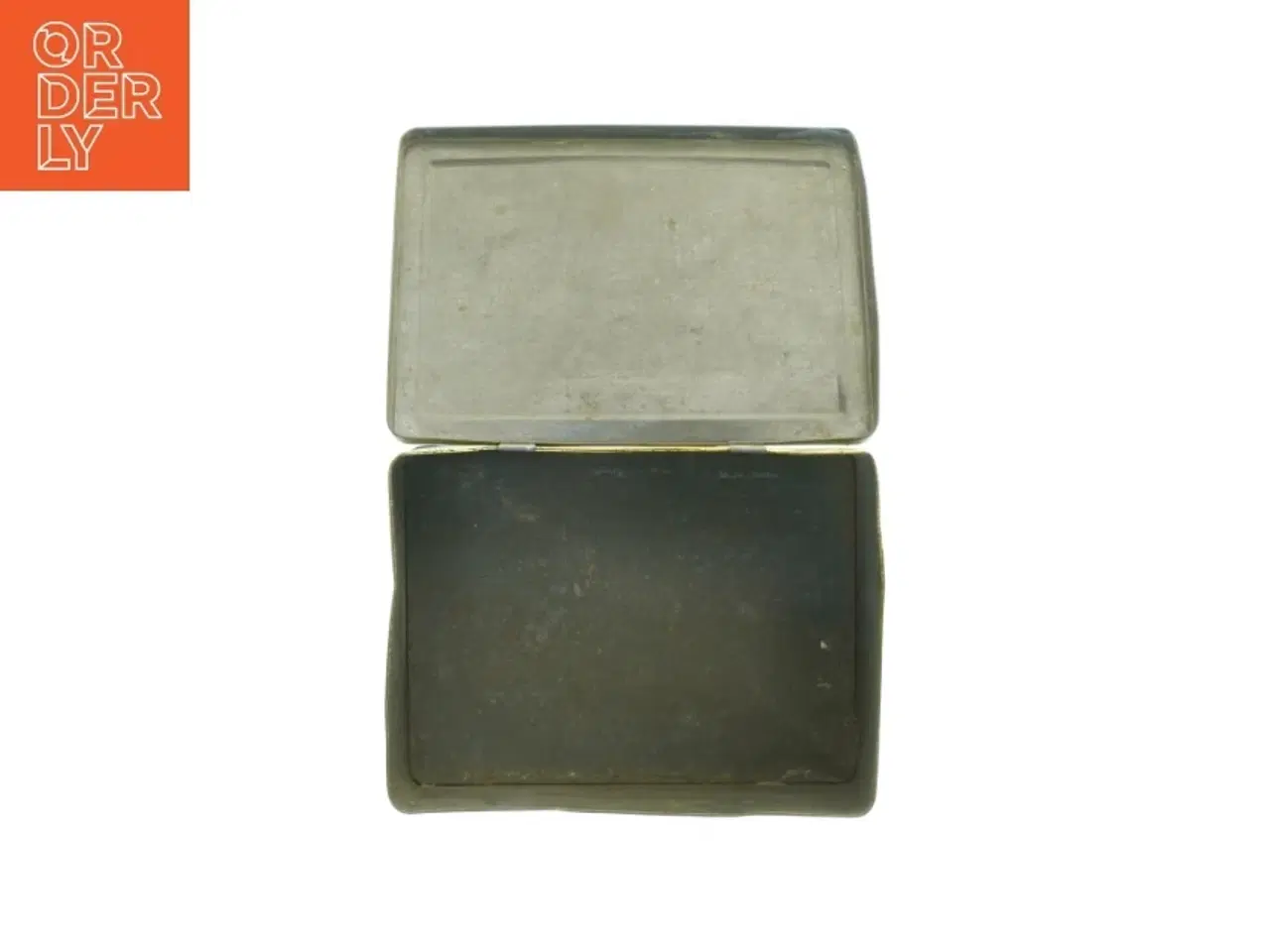 Billede 2 - Vintage metal kagedåse (str. 24,5 x 18,5 x 10,5 cm)