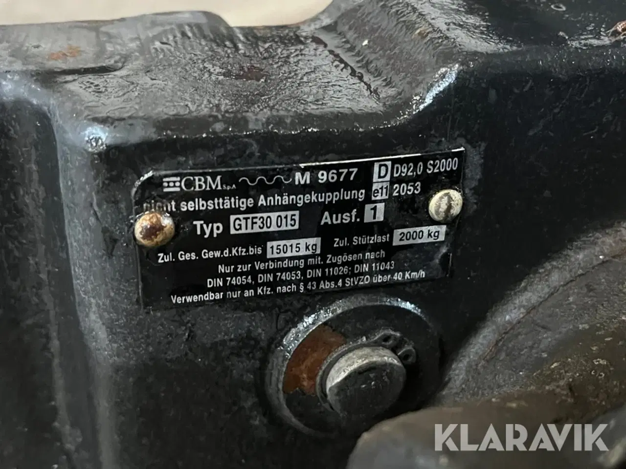 Billede 10 - Træk CBM M9677 - GTF30 015 til Case / New Holland