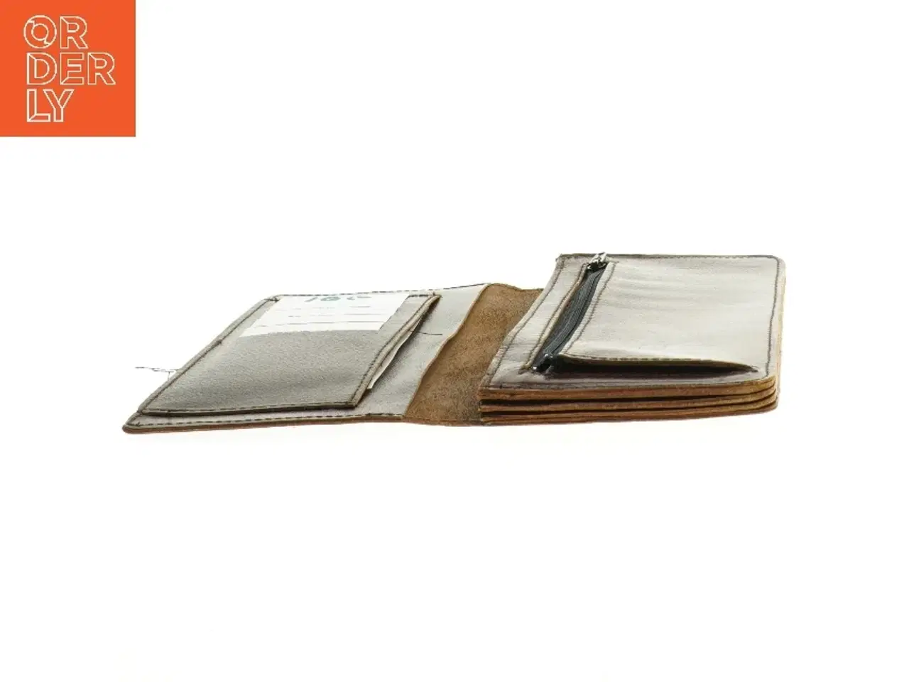 Billede 1 - Læder tegnebog (str. 18 x 10 cm)