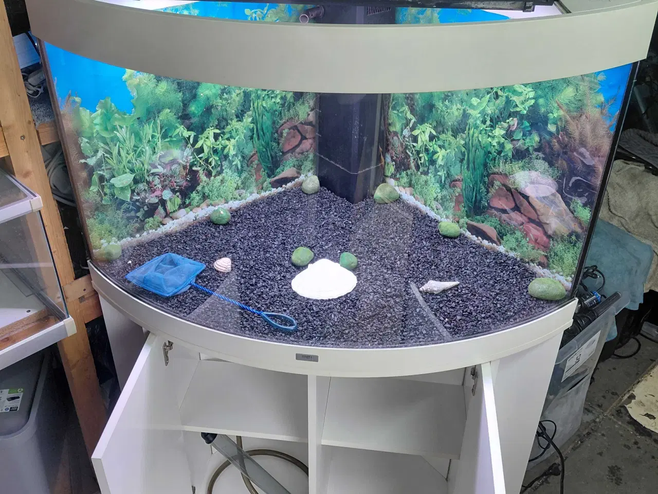 Billede 4 - Hjørne akvarier 190L