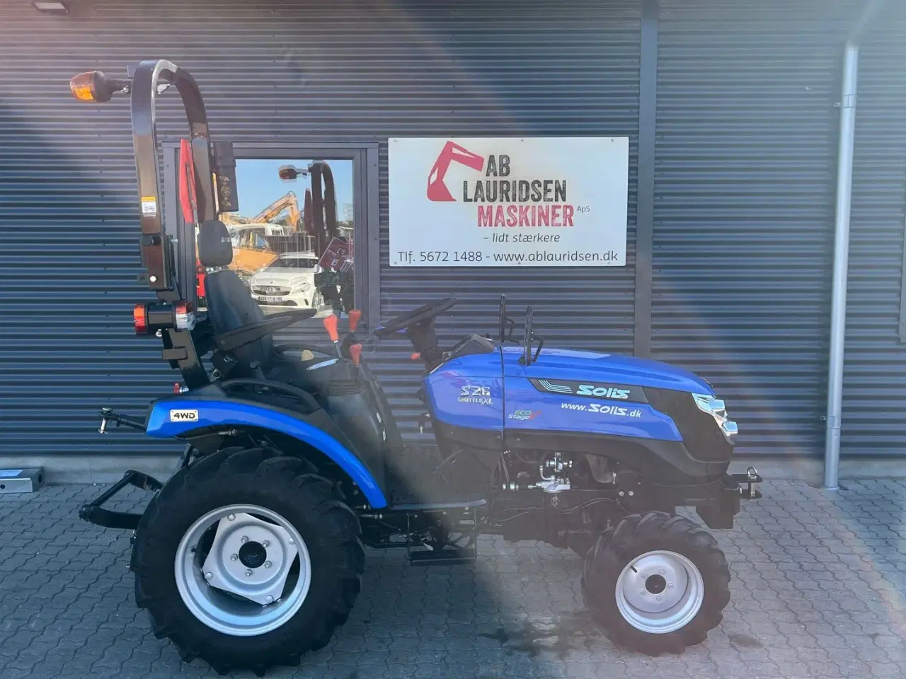 Billede 1 - Solis S26 Shuttle XL Fabriksny 26hk 4WD traktor med vendegear