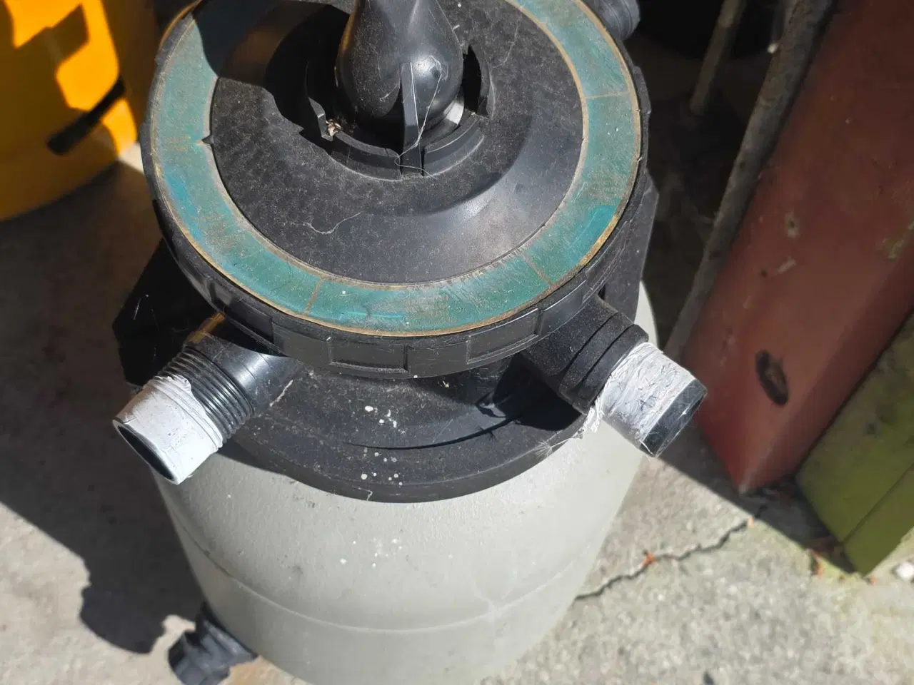 Billede 3 - Rund havepool,110 høj. 535 cm i diameter, med pump