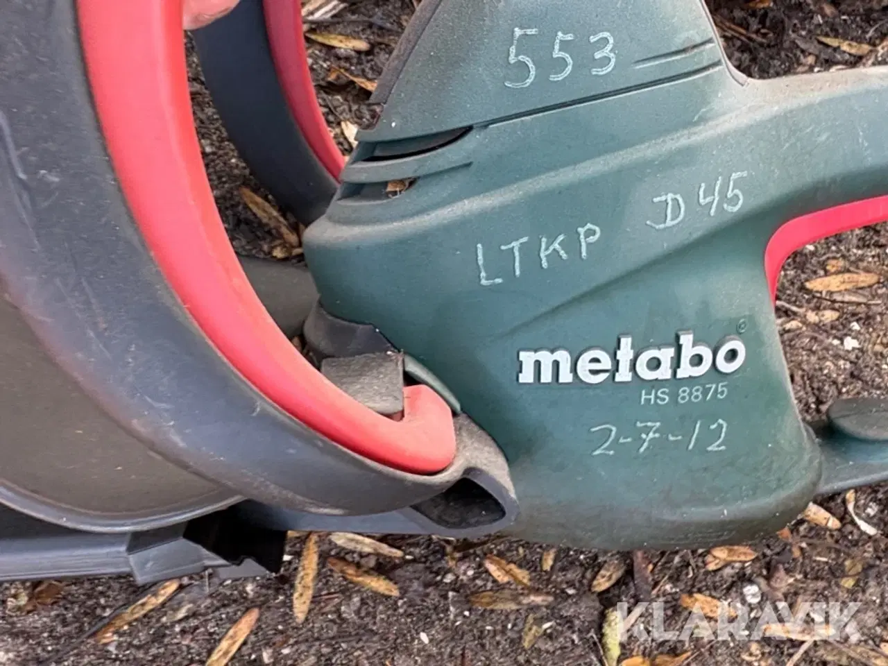 Billede 3 - Løvblæser, hækkeklipper og græstrimmer STIHL,metabo