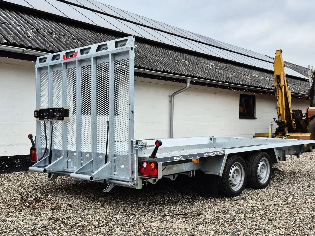 Billede 6 - Martz Maskintrailer / 3500 kg totalvægt / 400 x 180 ladmål / med rampe / fabriksny