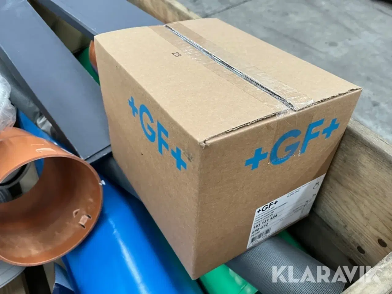 Billede 7 - Lot - unidrain, svejsetråd, kloakrør og øvrigt - 2 paller