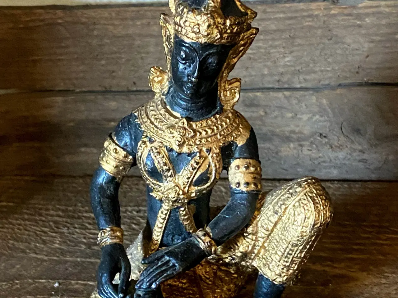 Billede 1 - * Khon Thai Teater-figur - i patineret bronze, mus