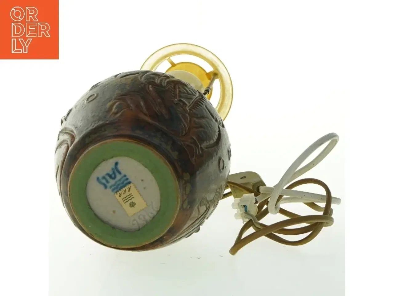 Billede 3 - Royal Copenhagen Art Pottery 2966 RC Jar with motives: Petrus Gloria in Excelsis Deo 21 cm, Jais Nielsen fra Royal Copenhagen (str. 39 cm)