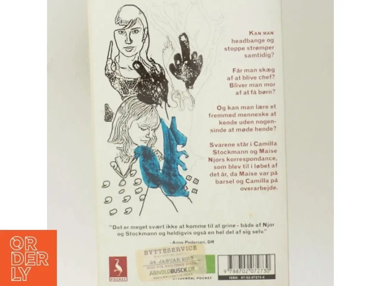 Billede 3 - Bog om korrespondance mellem Camilla Stockmann og Maise Njor fra Arnold Busck