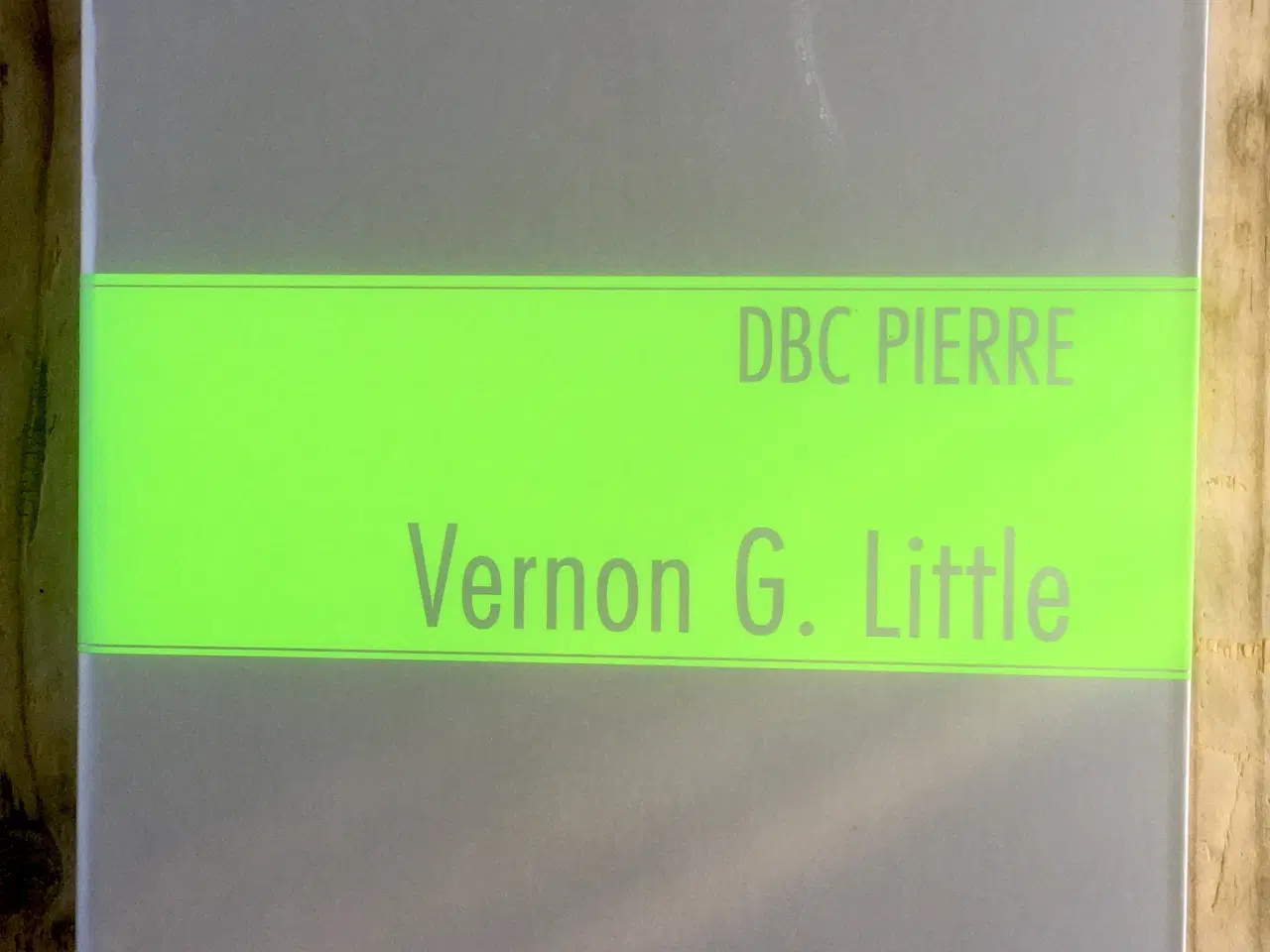 Billede 1 - Vernon G. Little, D. B. C. Pierre, genre: drama