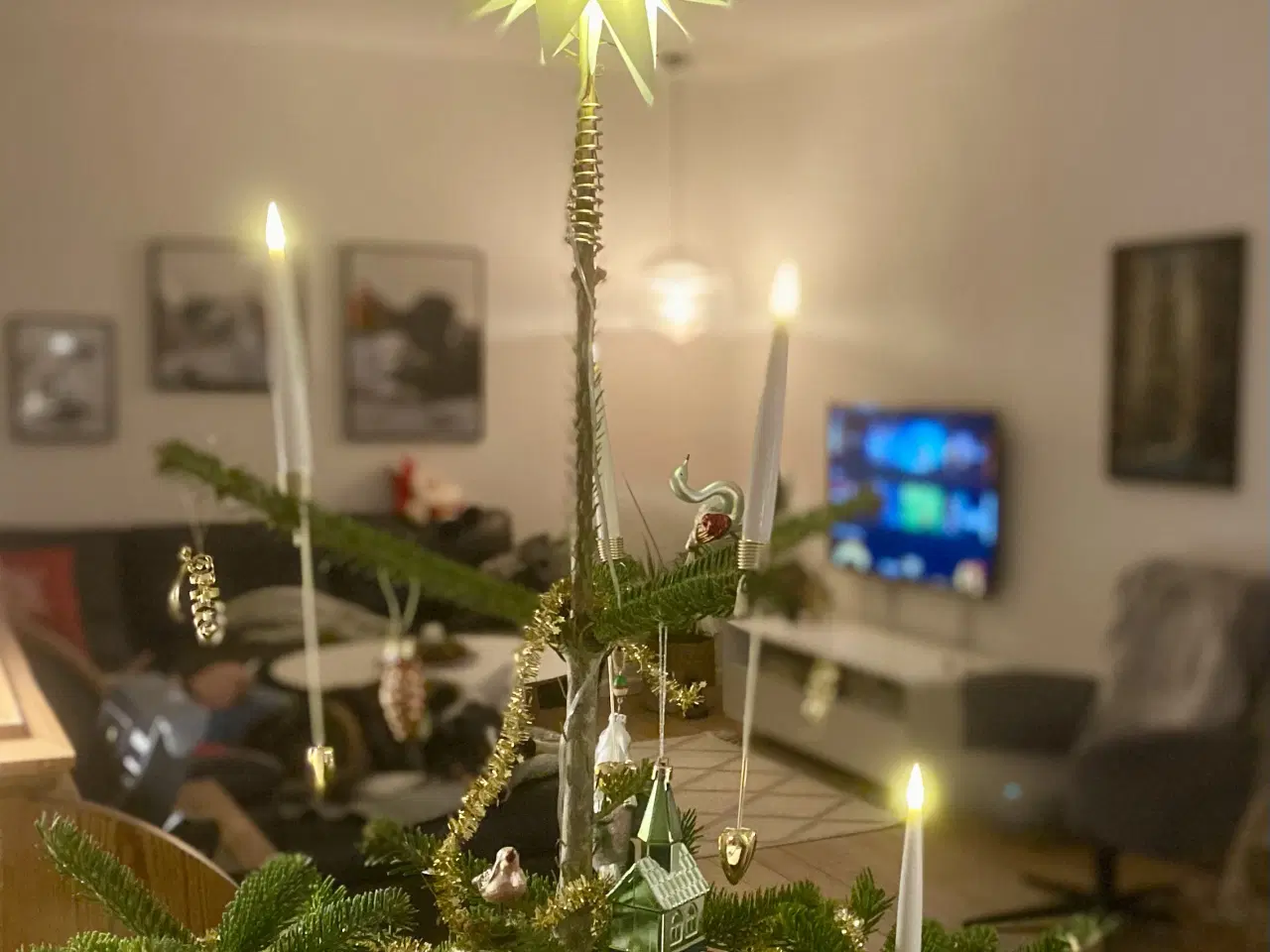 Billede 2 - LED Juletræslys med hjerte