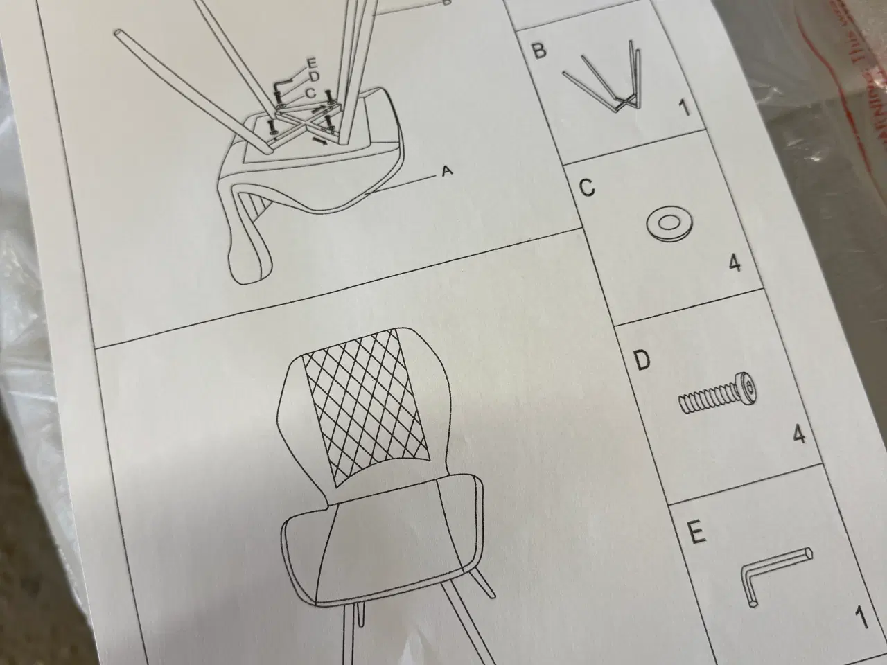 Billede 4 - 4 spisestuestole