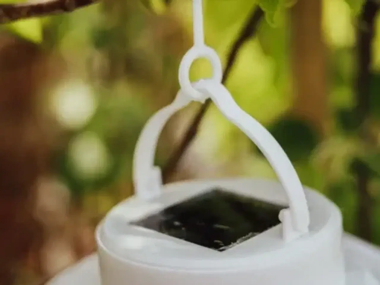 Billede 3 - 4 stk. lumineo solcelle lanterne kugleformet flammeeffekt 23 cm(ubrugt)