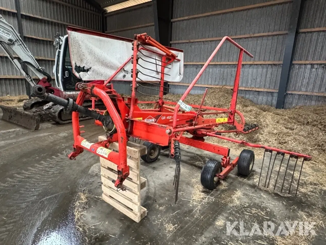 Billede 4 - Halmrive Kuhn GA 4121 GM Mast Erdriver