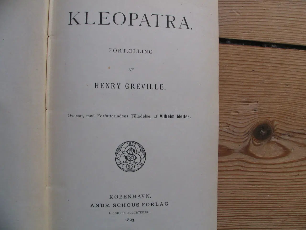 Billede 3 - Henry Gréville. Kleopatra, fortælling. fra 1893