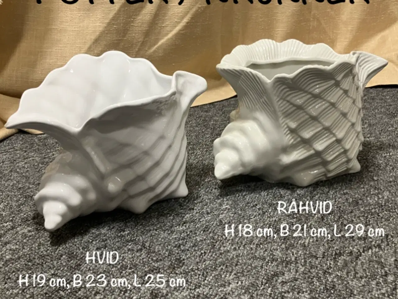 Billede 1 - 2 flotte store potteskjulere