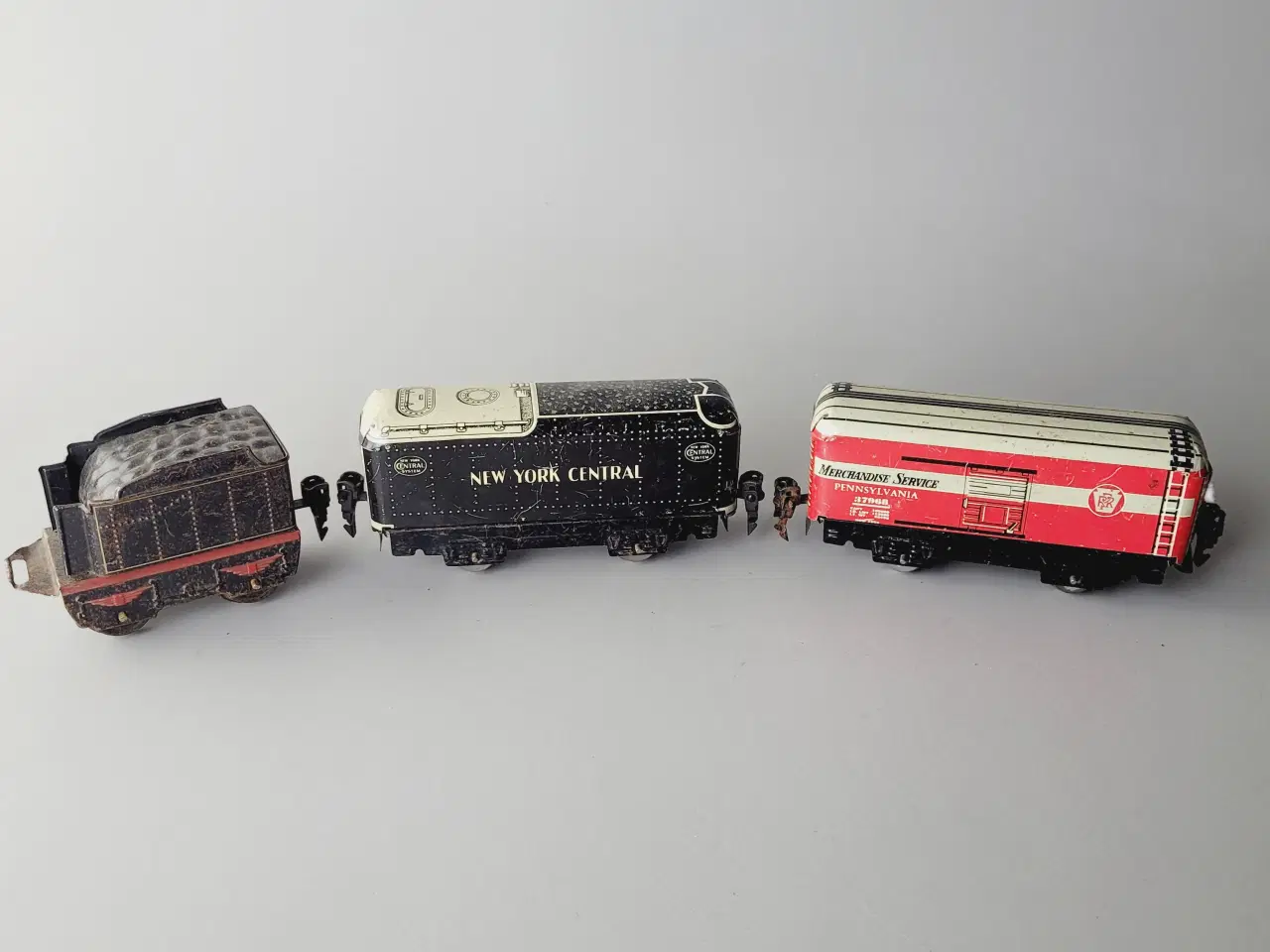 Billede 1 - ⭐️· Vintage MARX Bliktog – Tender & Godsvogne O-s