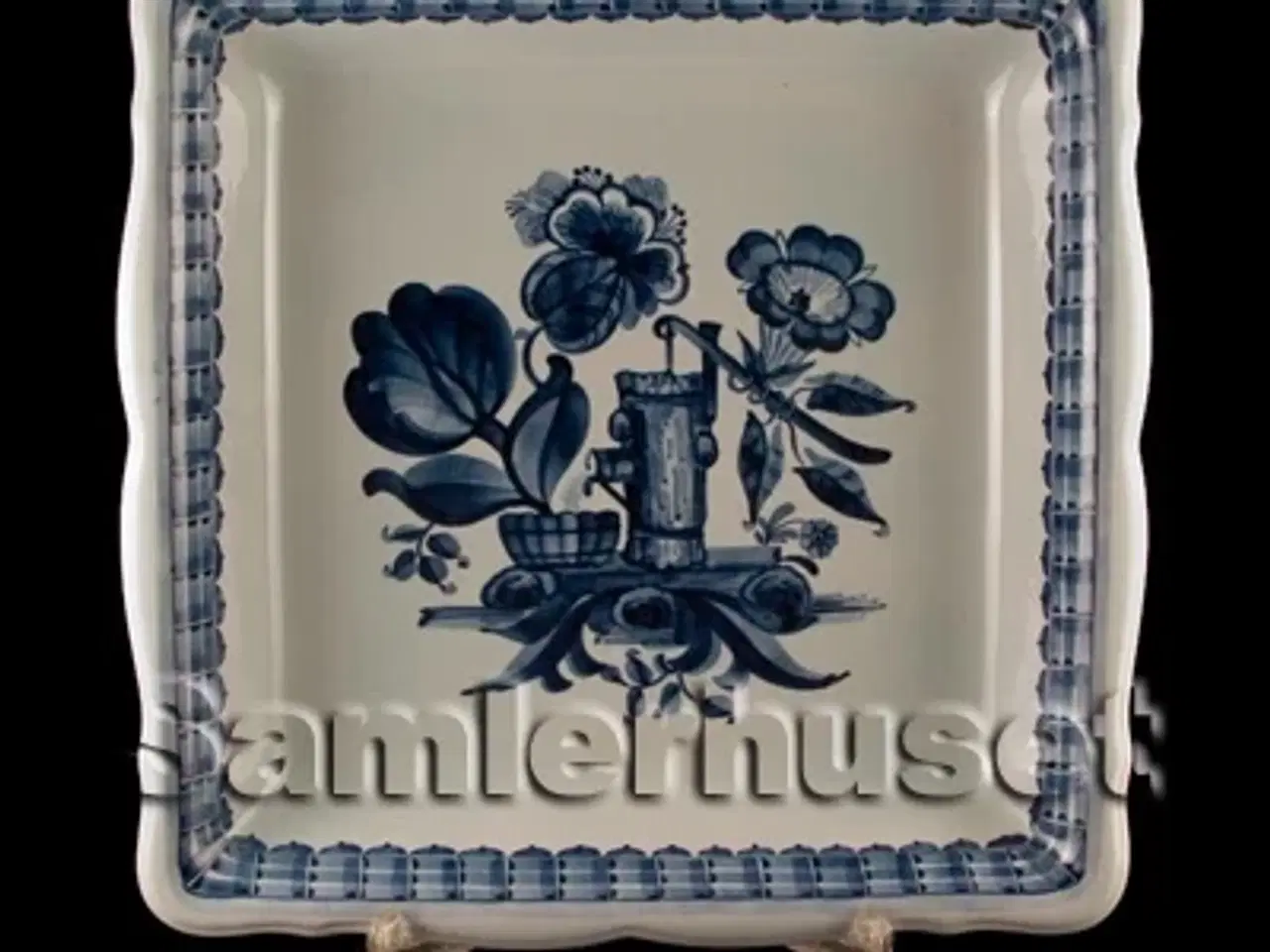 Billede 1 - Trankebar Frugtfad Kvardratisk - R.C. 1198/3087