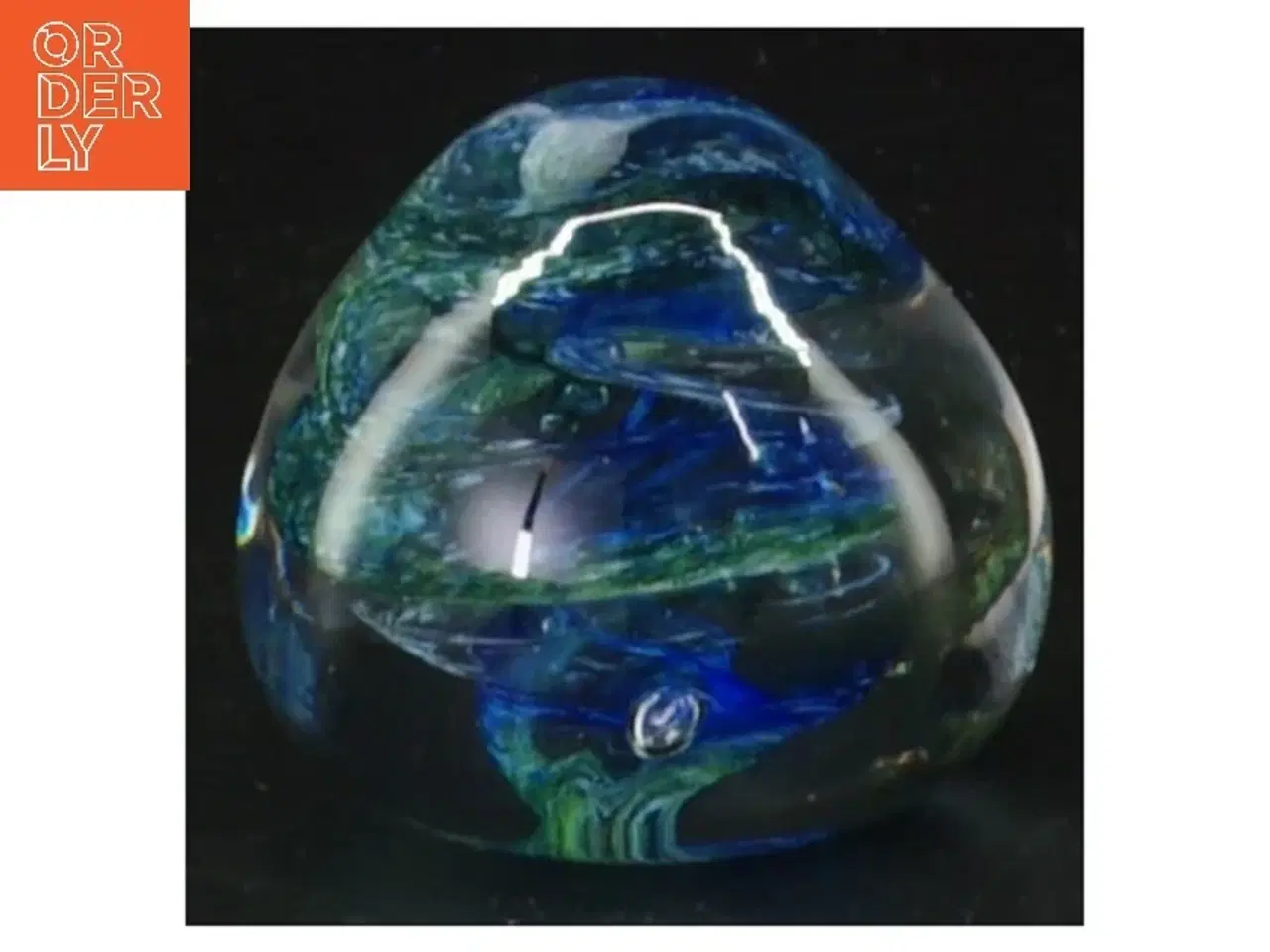 Billede 1 - Bornholsk glaskunst (str. 4 cm)