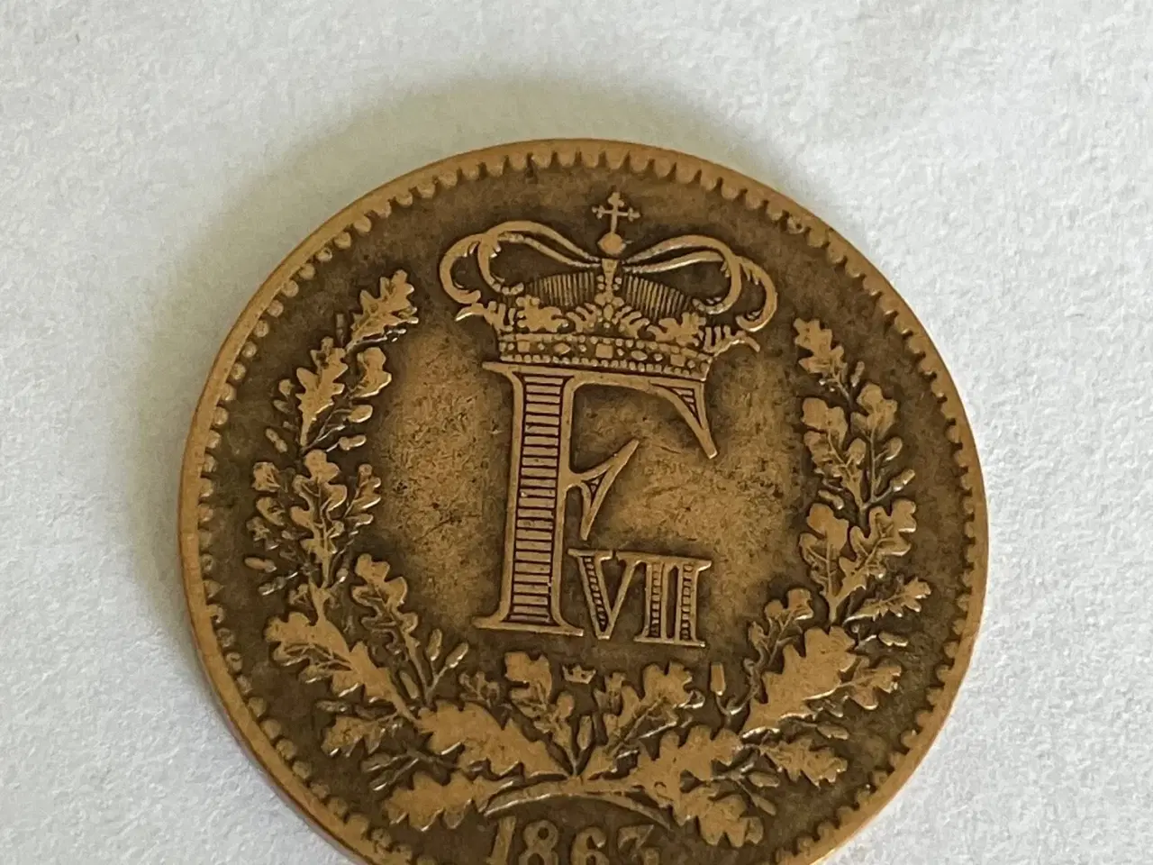 Billede 2 - 1 Skilling 1863 - Pæn