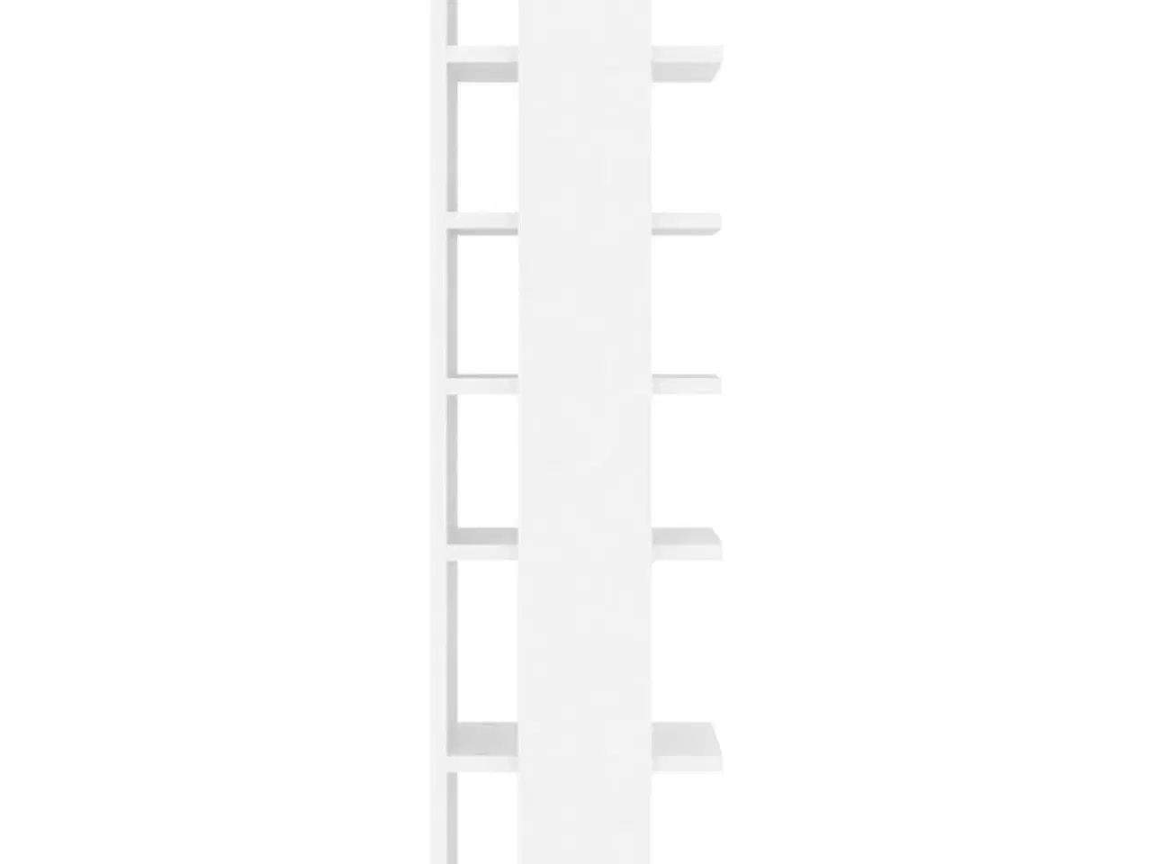 Billede 6 - Skoskabe 2 stk. 27,5x27x102 cm konstrueret træ hvid