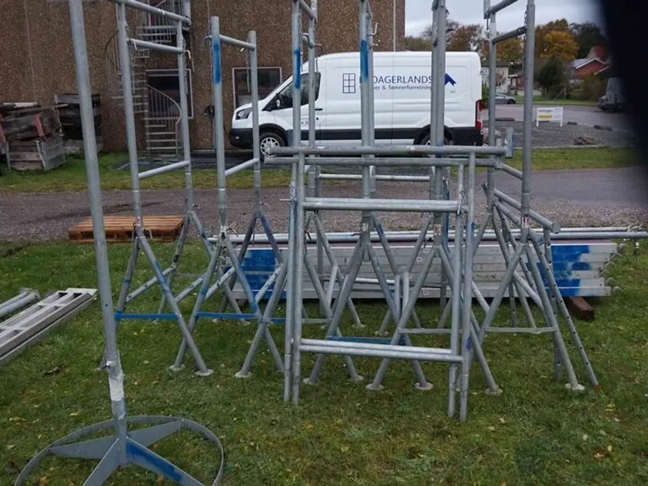 Billede 4 - Bukke stillads med jumbo plader