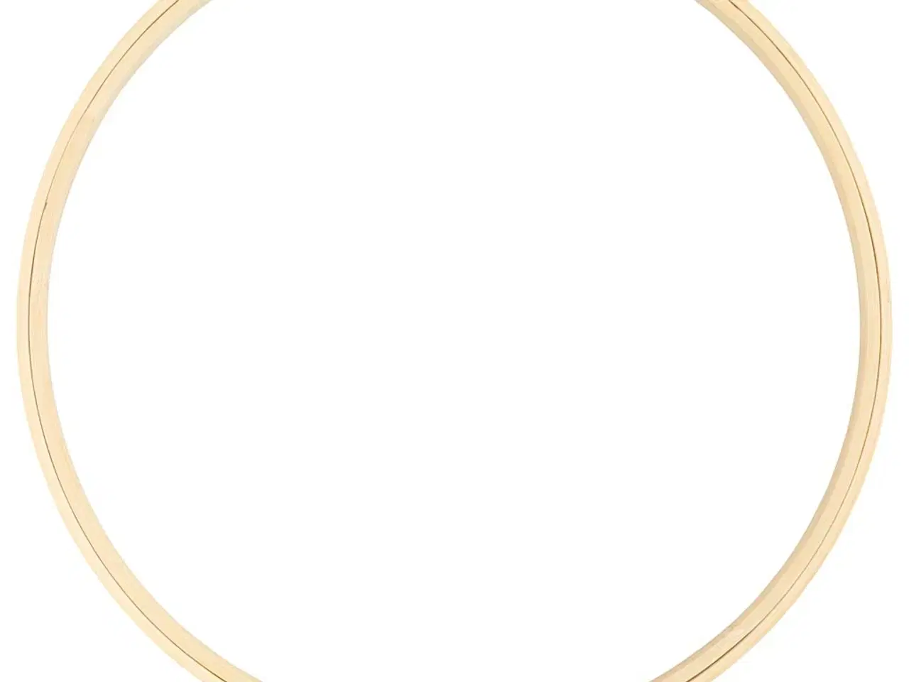 Billede 1 - Broderiramme 30 cm - Holdbar træ med metalspænde