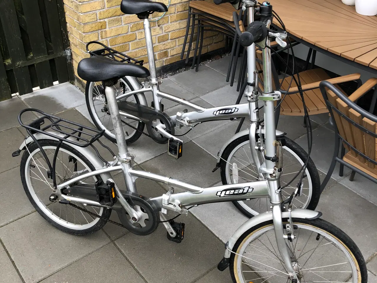 Billede 1 - 2 stk. Alu. Foldecykler. Campingcykler