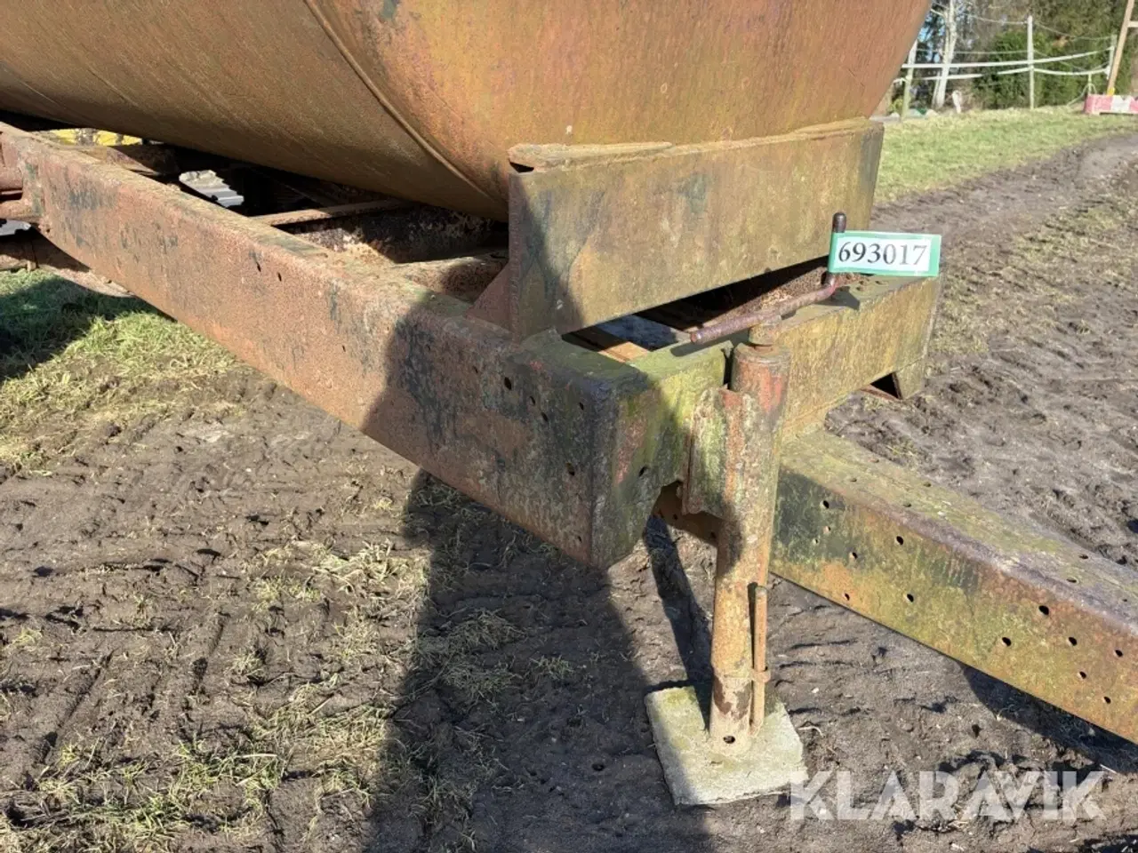 Billede 12 - Tank på kraftig enakslet trailer