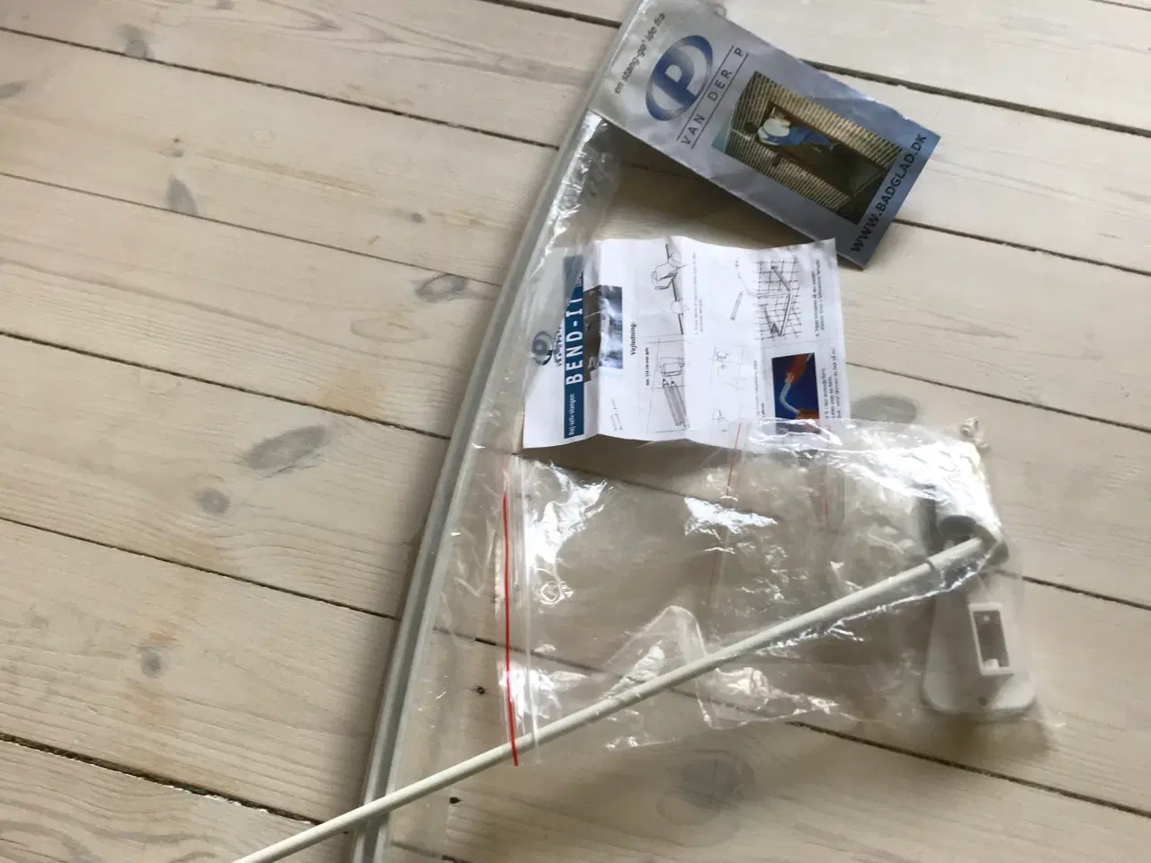 Billede 1 - Badeforhængsstang, Bend-it