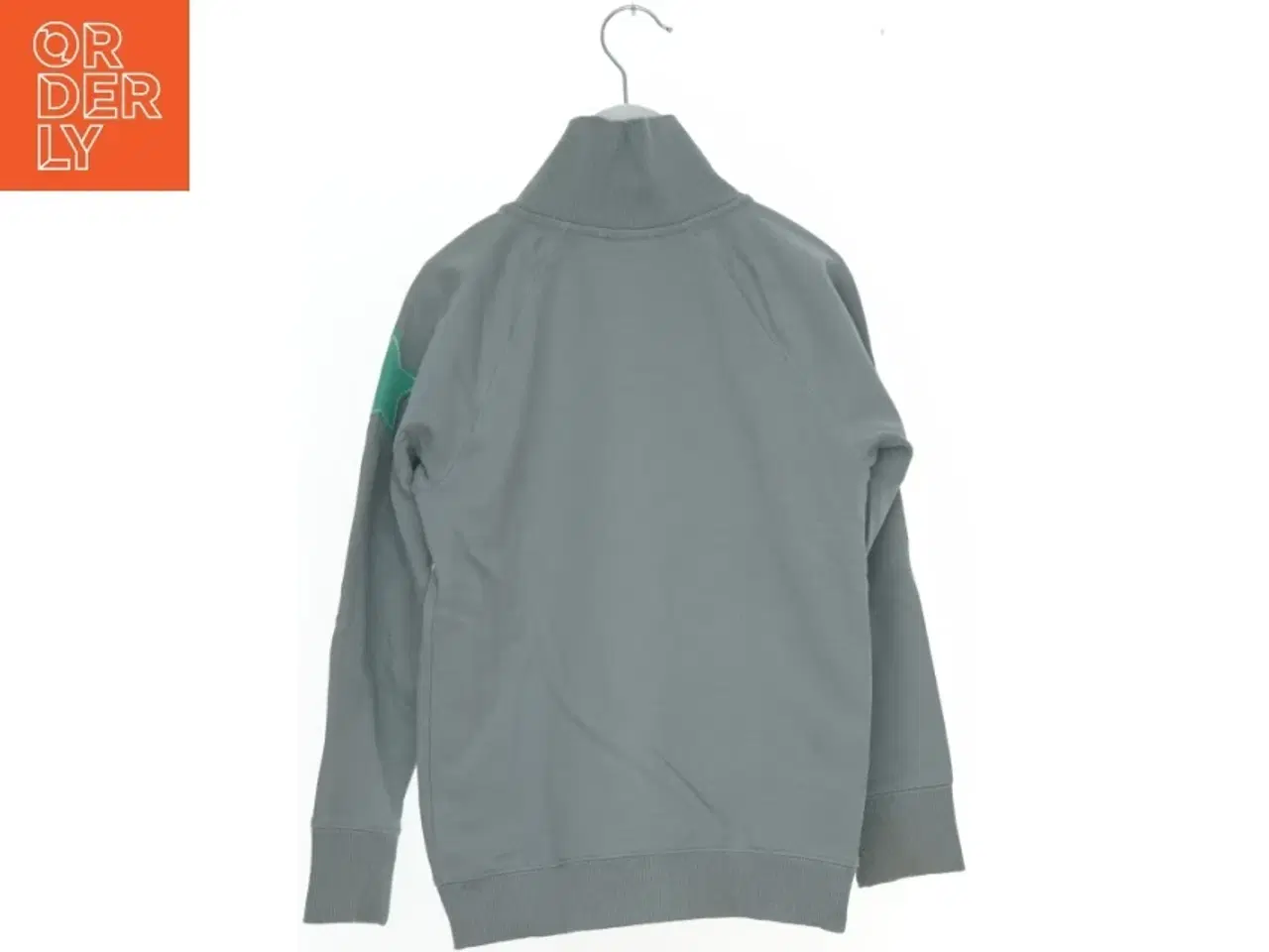 Billede 2 - Grå sweatshirt med lynlås fra Villervalla fra Viller Valla (str. 128)