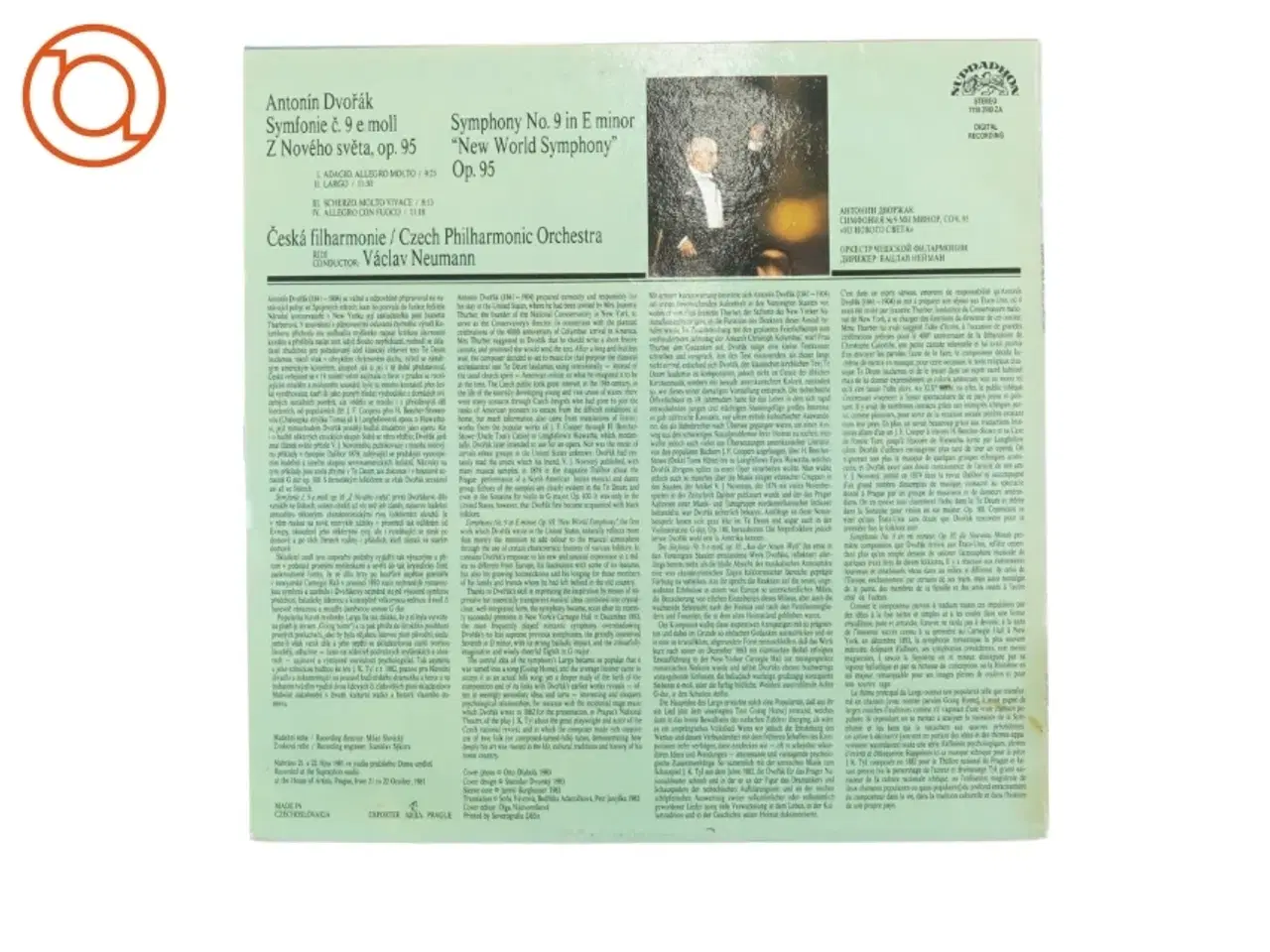 Billede 3 - Dvorak New world symphony fra Digital Recording (str. 30 cm)
