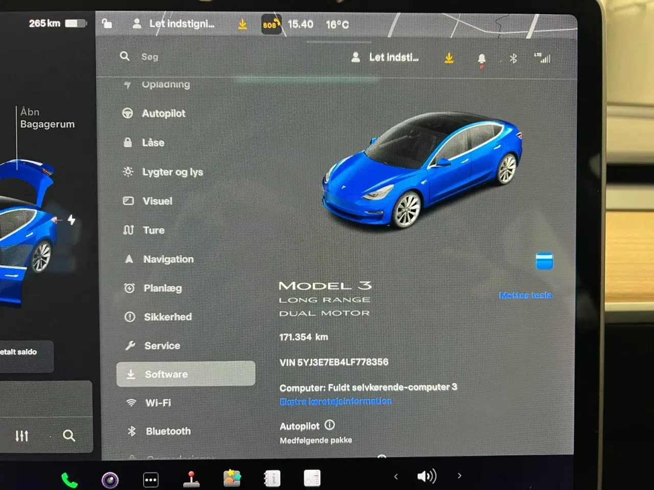 Billede 17 - Tesla Model 3  Long Range AWD