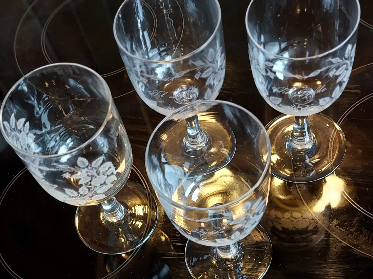 Billede 4 - ANTIKKE ERINDRINGS GLAS - TIL LYKKE  TIL ERINDRING