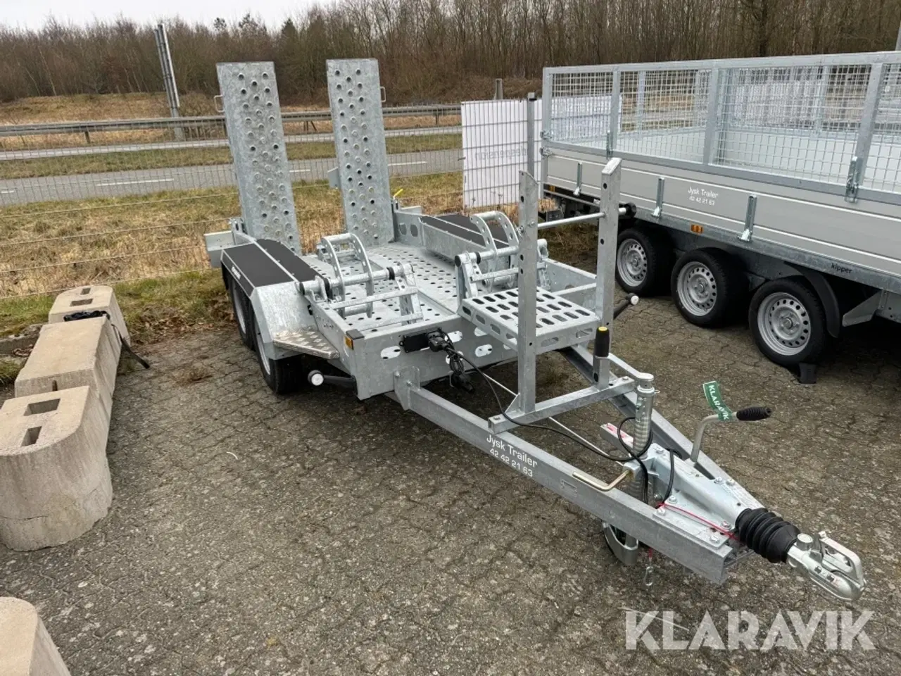 Billede 4 - Trailer til minigraver Indespension V67Z