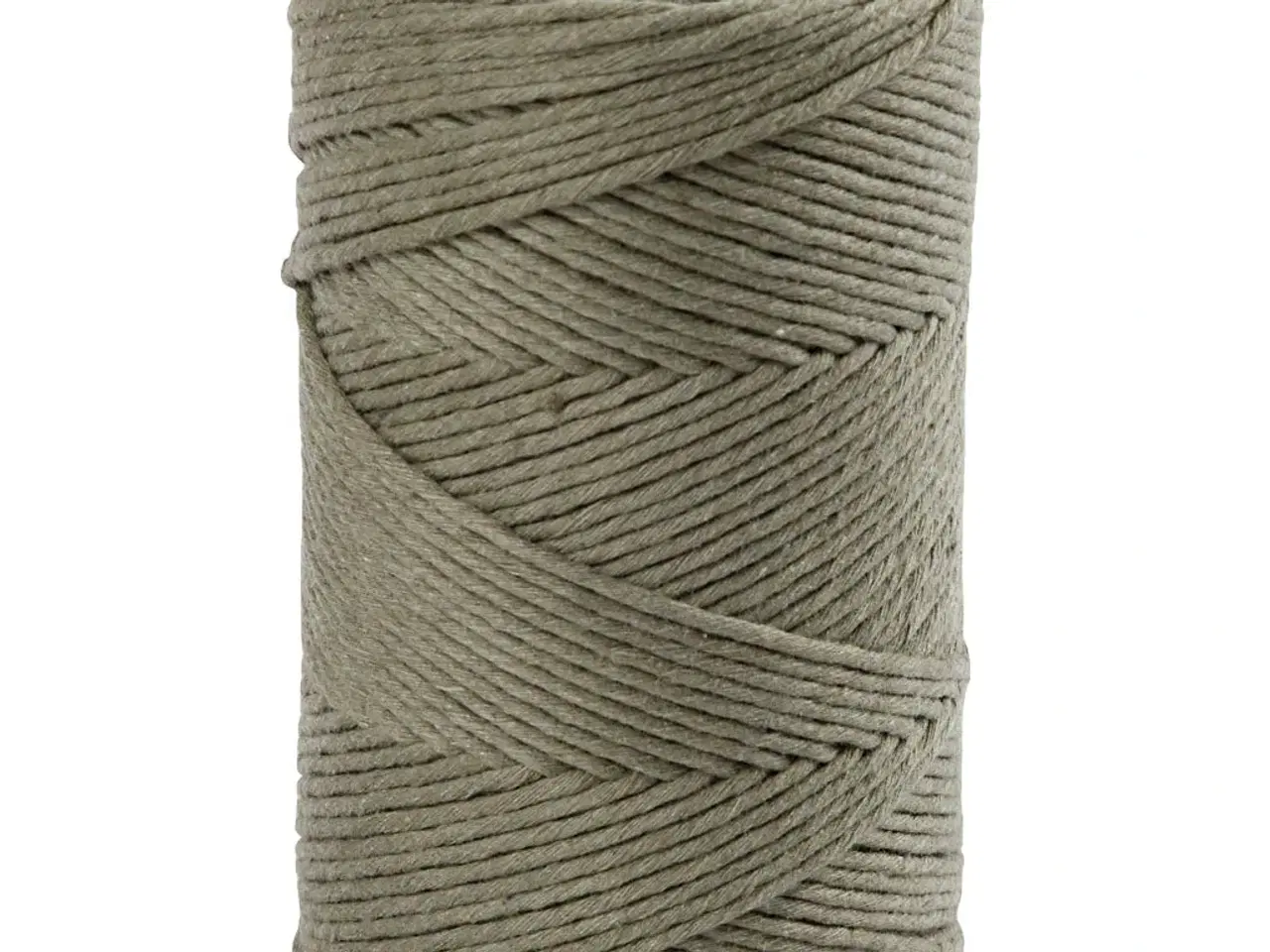 Billede 1 - Macramé Snor Mos Grøn 198m - 2mm Kvalitetssnor