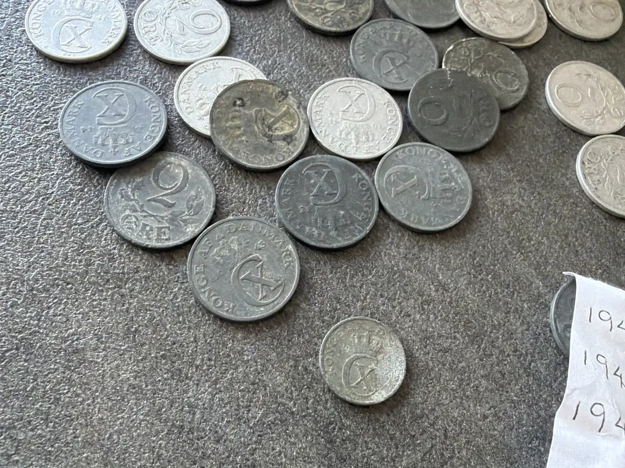 Billede 5 - En 1 øre og 2 øre