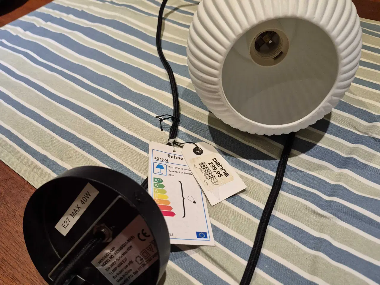 Billede 3 - Ny keramik loftd lampe