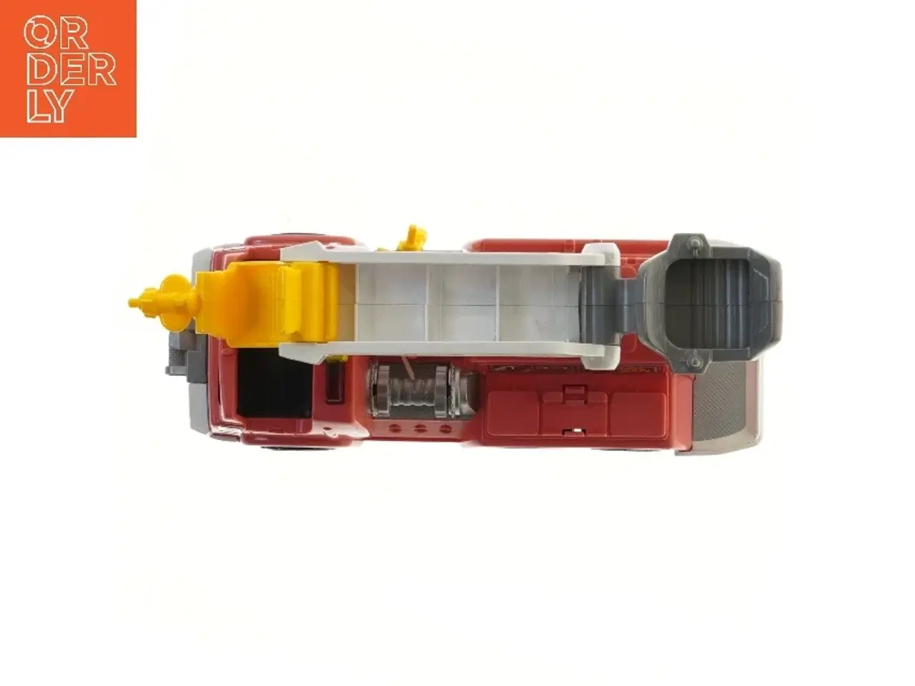 Billede 2 - Legetøjsbrandbil med kran (str. 35,5x12 cm)