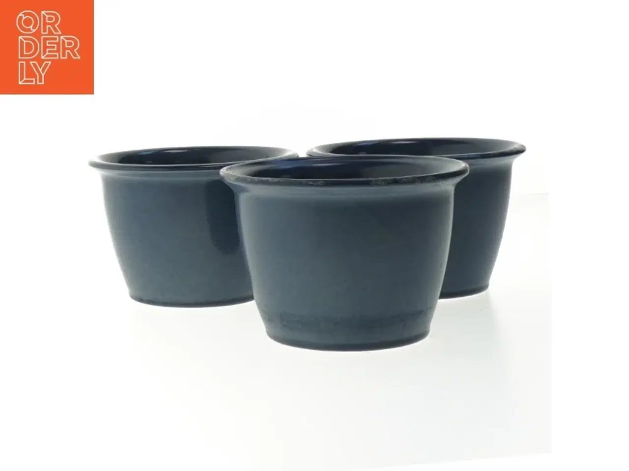 Billede 1 - Keramikpotter, 3 stk. (str. Ø 13 cm)