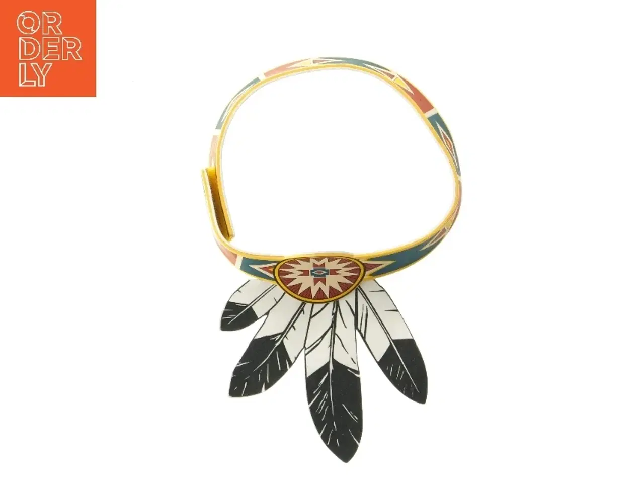 Billede 1 - Indianer hårpynt (str. Ø 20 cm)