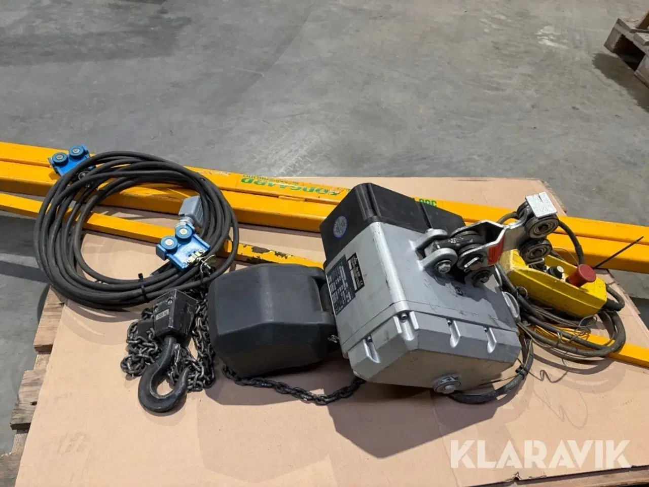 Billede 11 - Svingkran Max fodgaard 500 kg. Carl Stahl 620 elektrisk talje