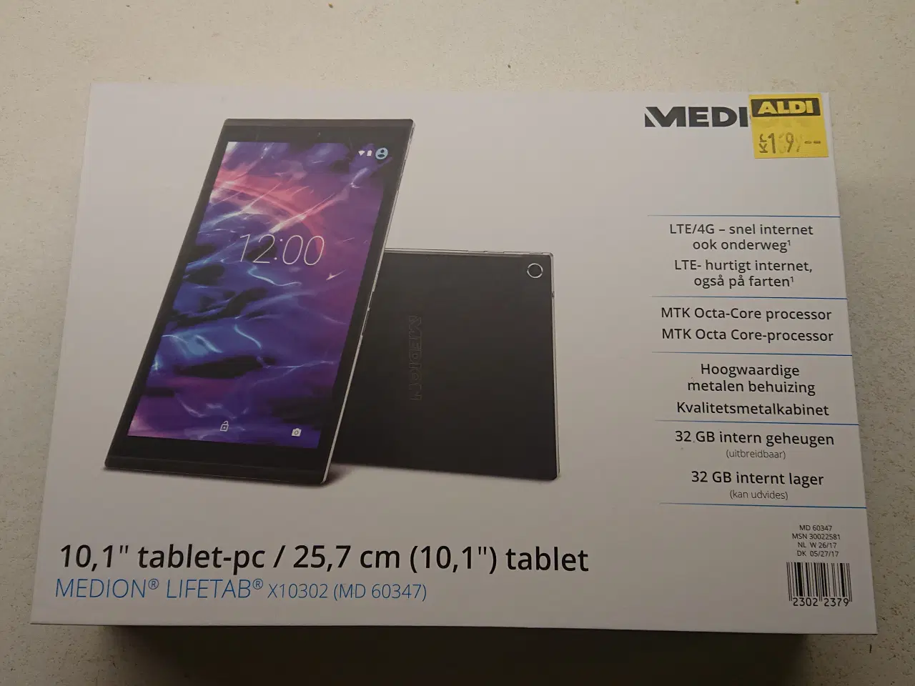 Billede 1 - 10,1" Medion Lifetab