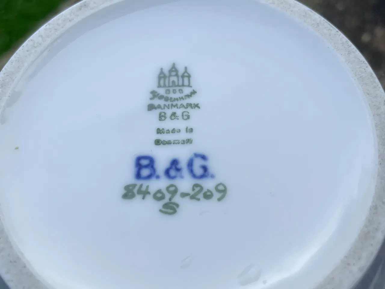 Billede 3 - Vase med landskabsmotiv. Bing og Grøndal