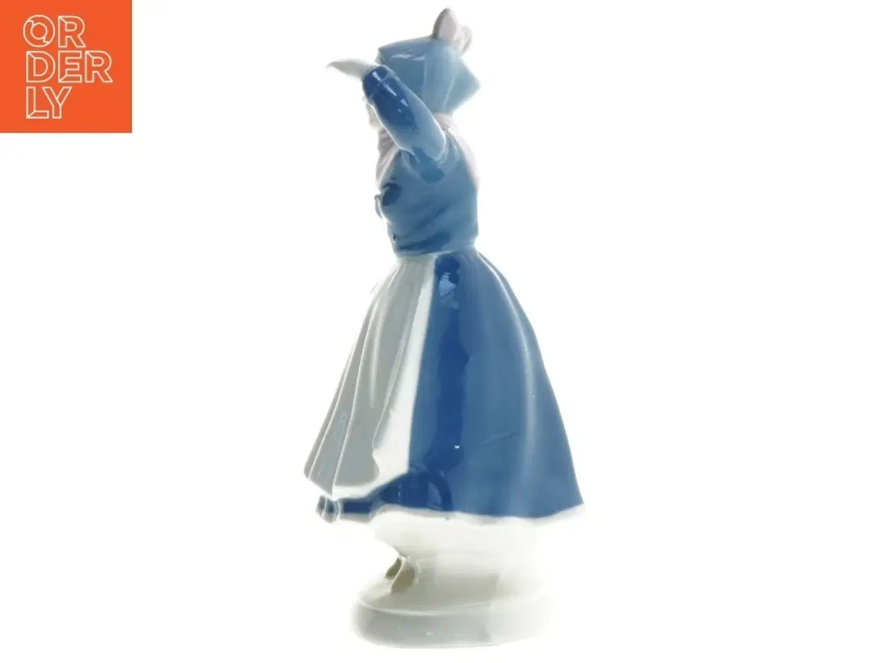 Billede 3 - Porcelænsfigur af kvinde (str. 17 cm)
