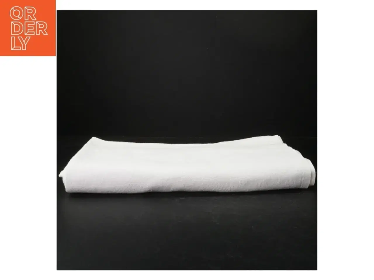Billede 2 - Hvid Damask dug (str. 240 x 150 cm)