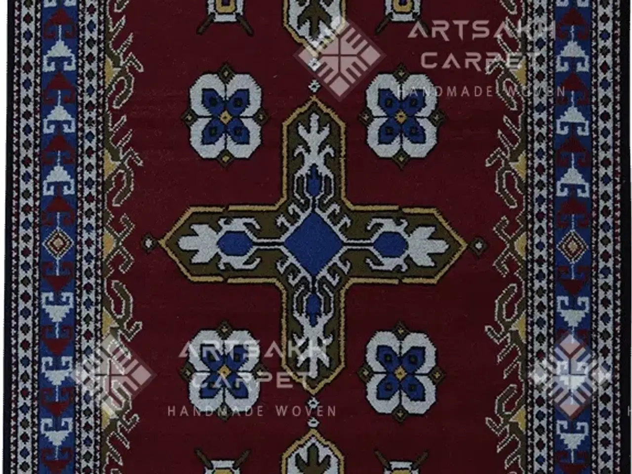 Billede 1 - Traditionelt armensk uldtæppe Khachverats
