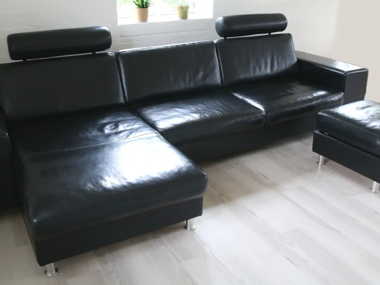 Billede 2 - Skalma Function lædersofa m. chaiselong 
